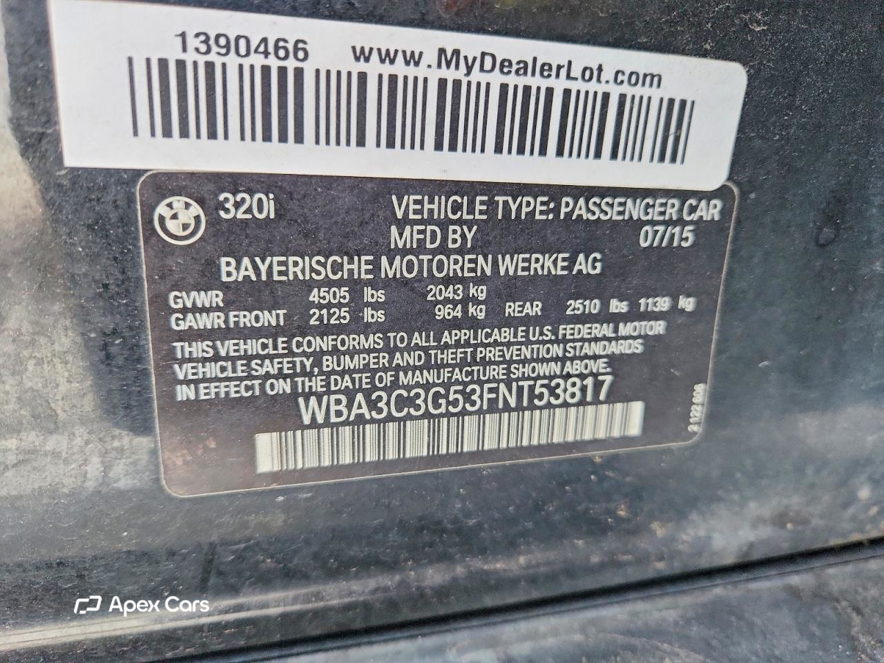 BMW Series 3 2015