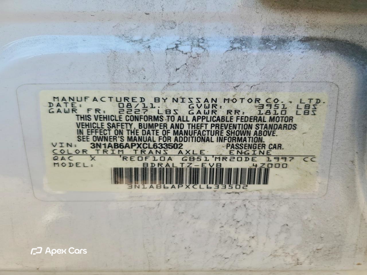 Nissan Sentra 2012