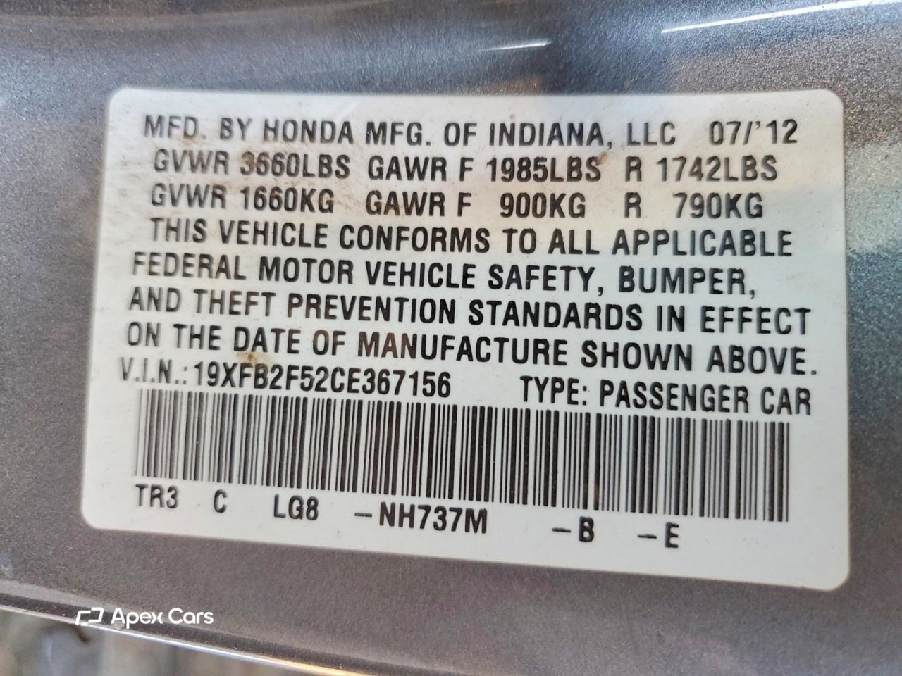 Honda Civic 2012