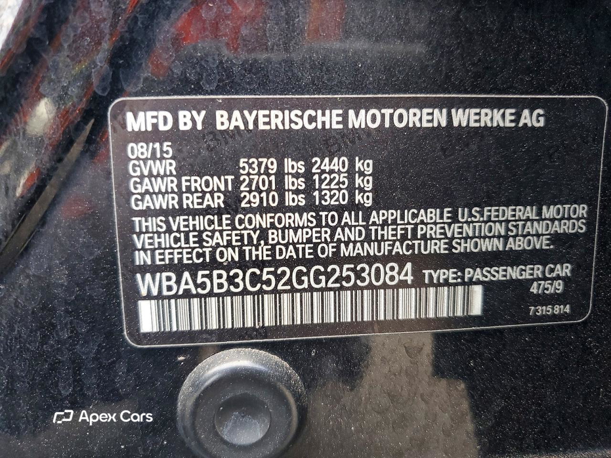 BMW Series 5 2016