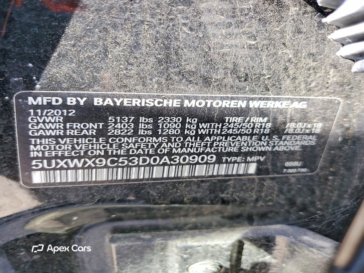 BMW X3 2013