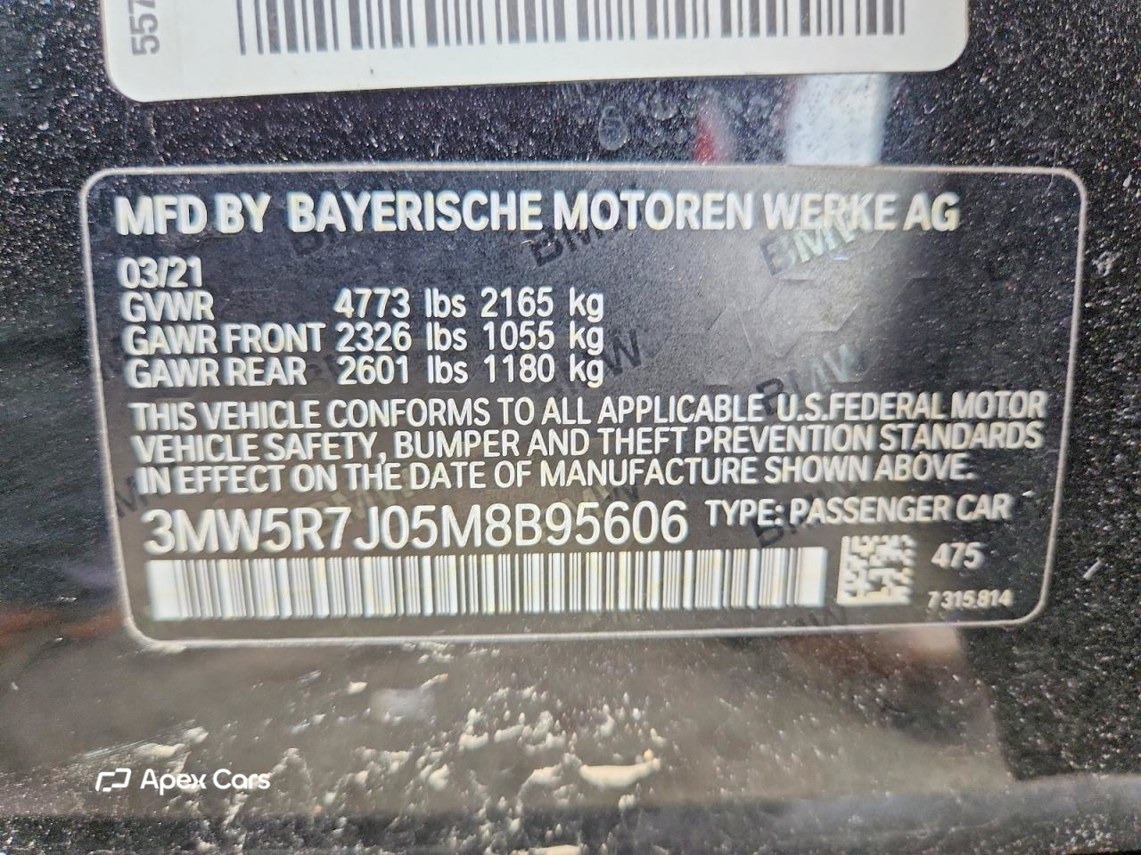 BMW Series 3 2021