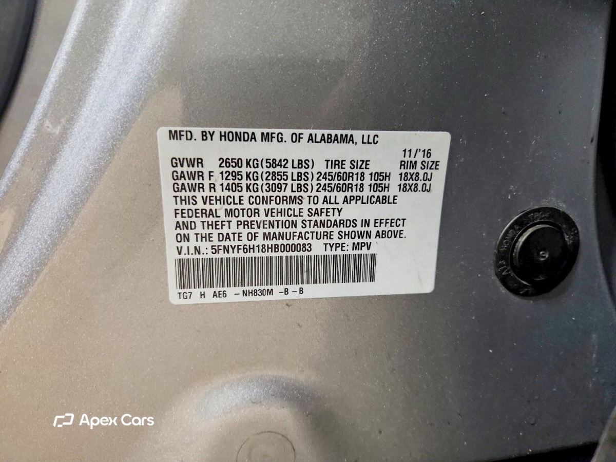 Honda Pilot 2017