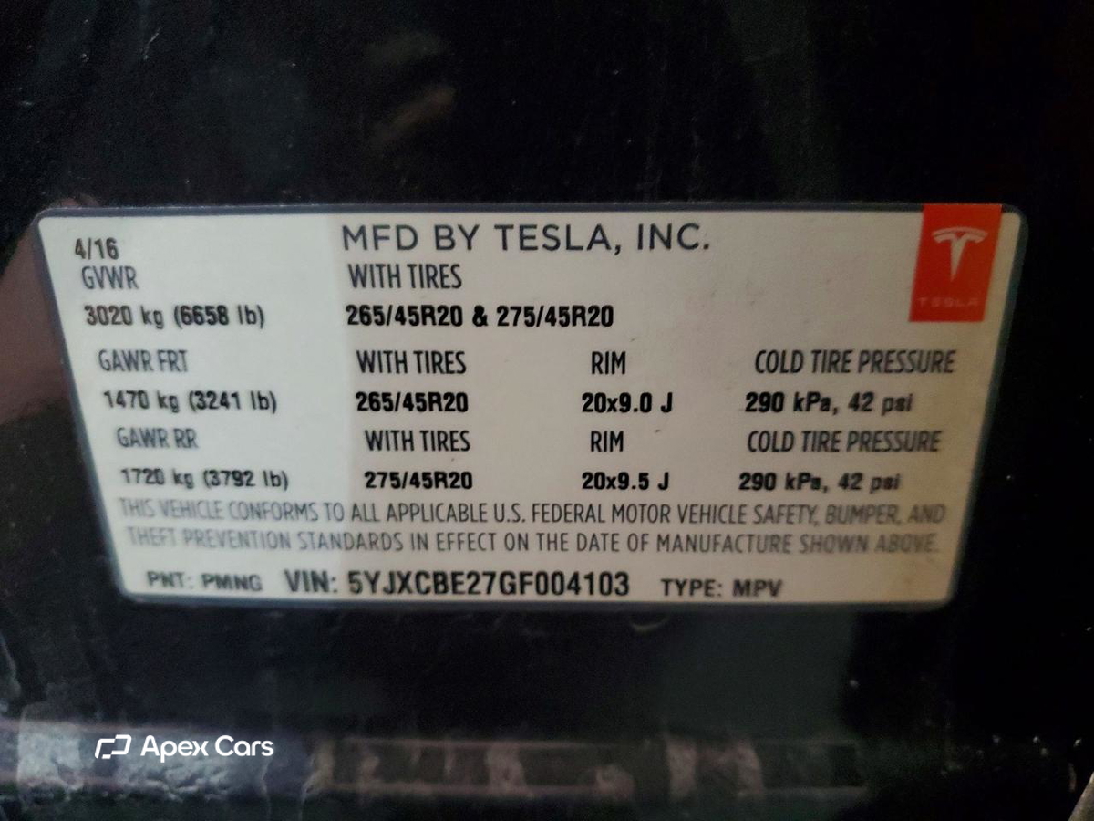 Tesla Model X 2016