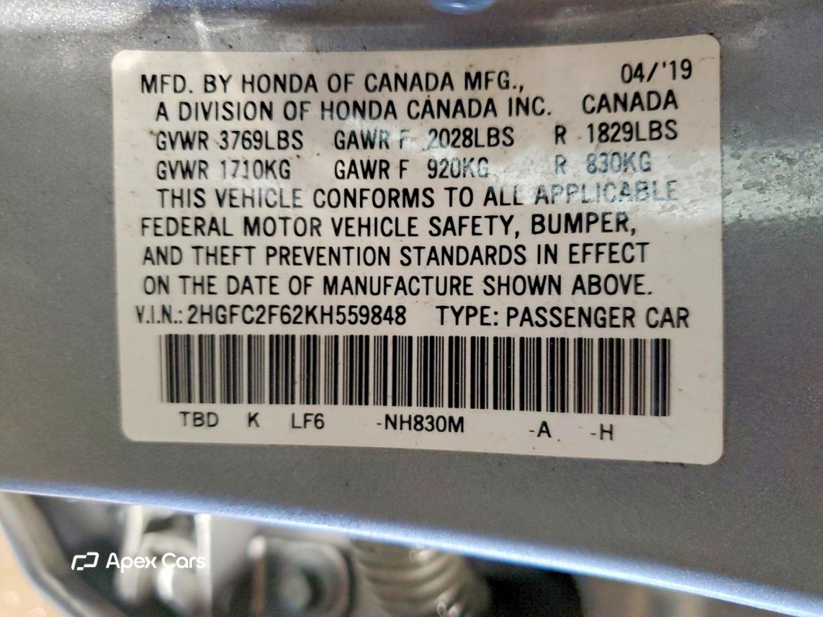 Honda Civic 2019