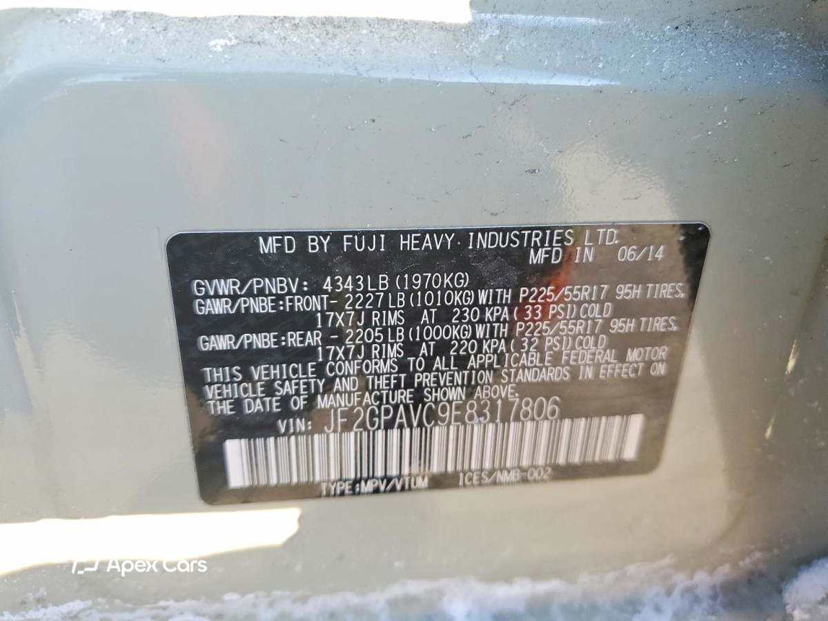 Subaru XV 2014