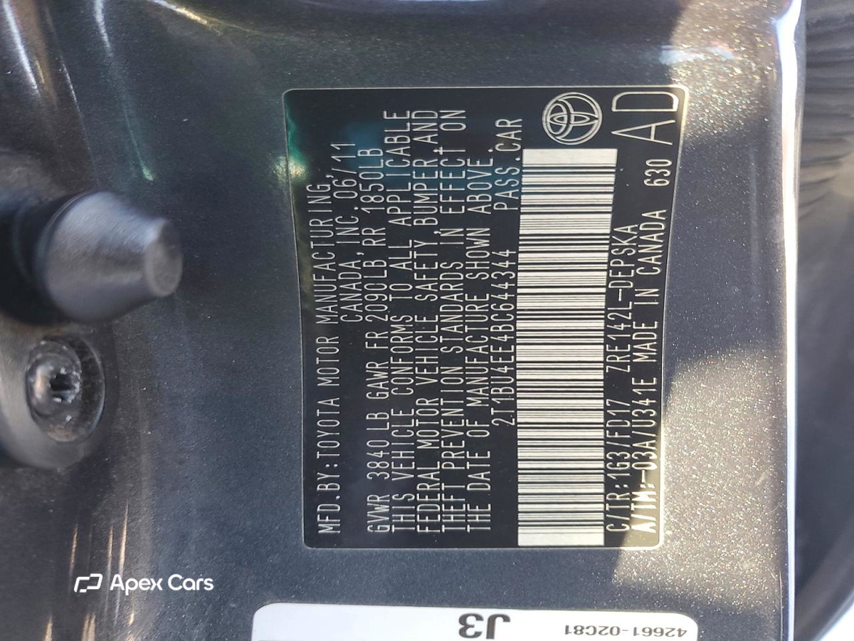 Toyota Corolla 2011