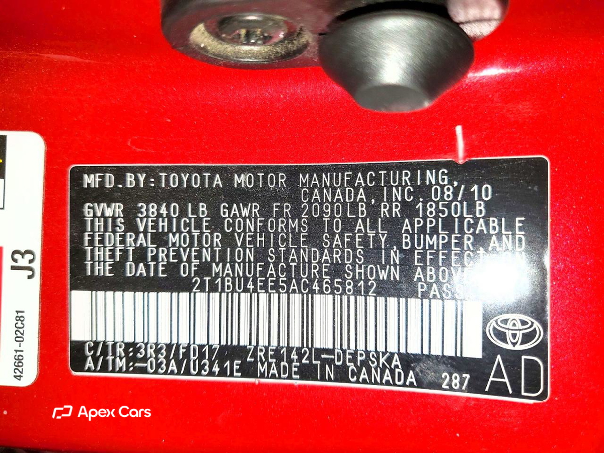 Toyota Corolla 2010