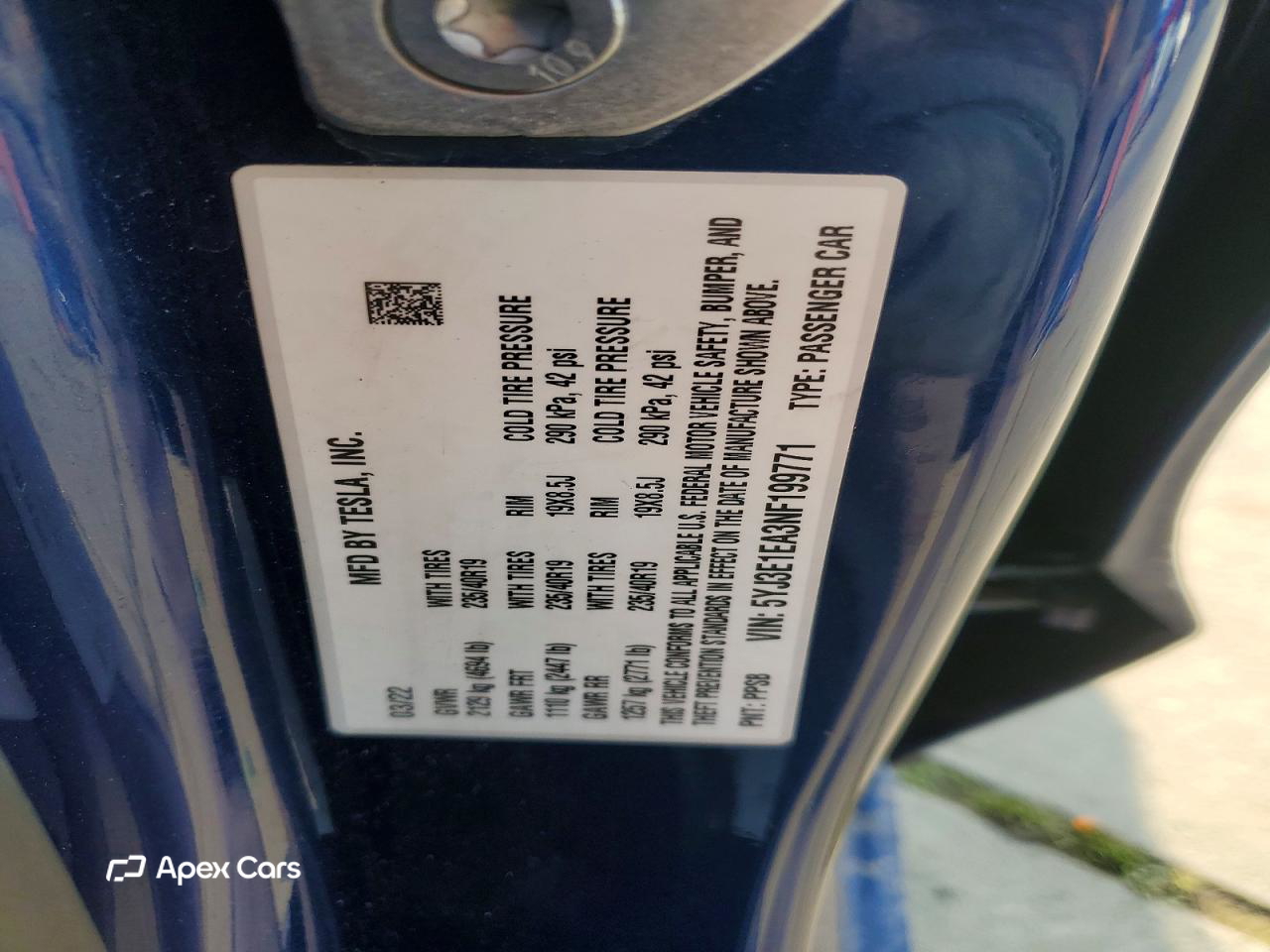 Tesla Model 3 2022