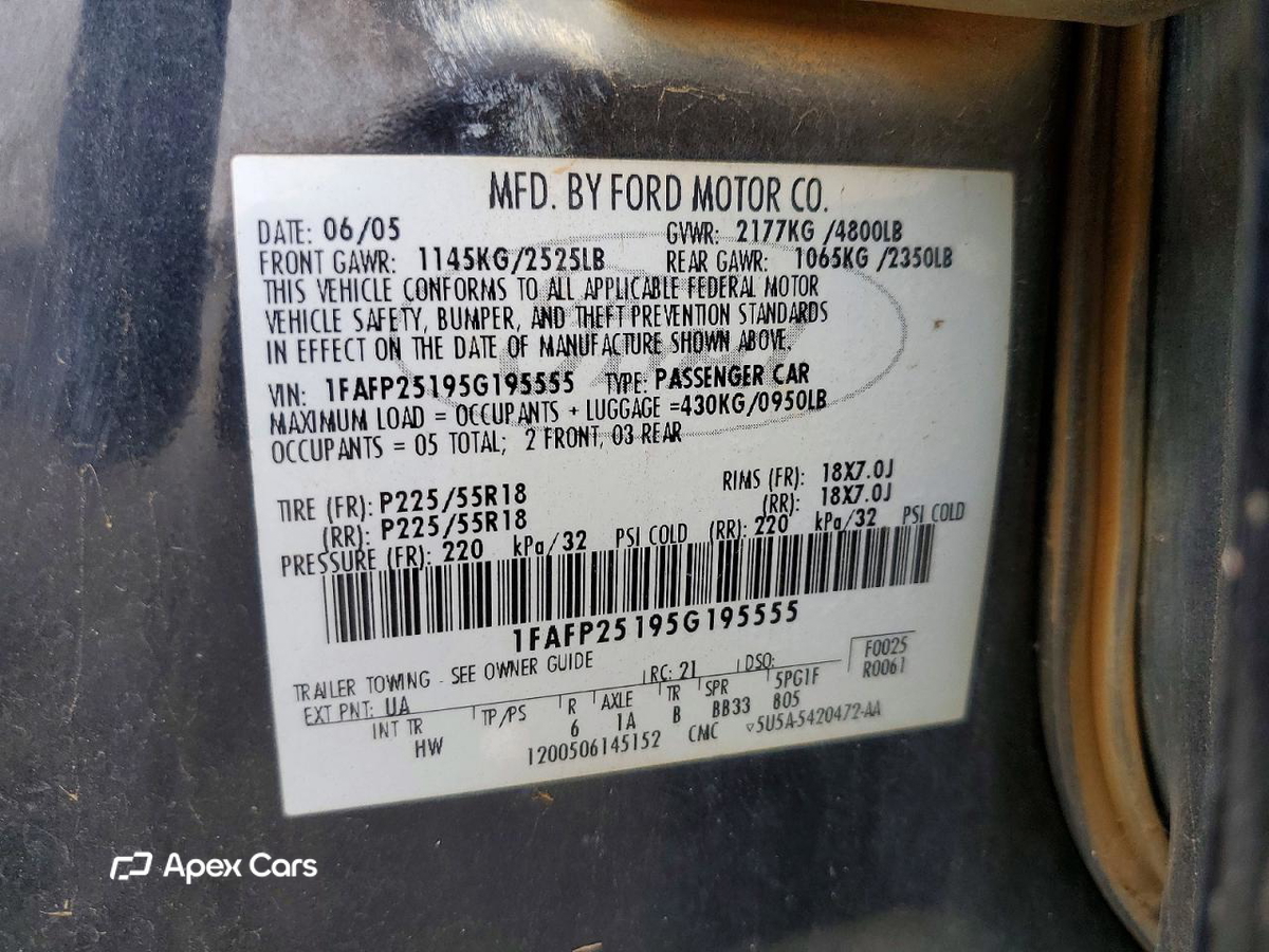 Ford Five Hundred 2005