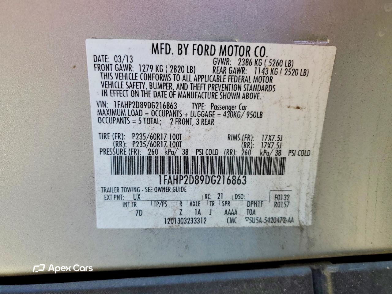 Ford Taurus 2013