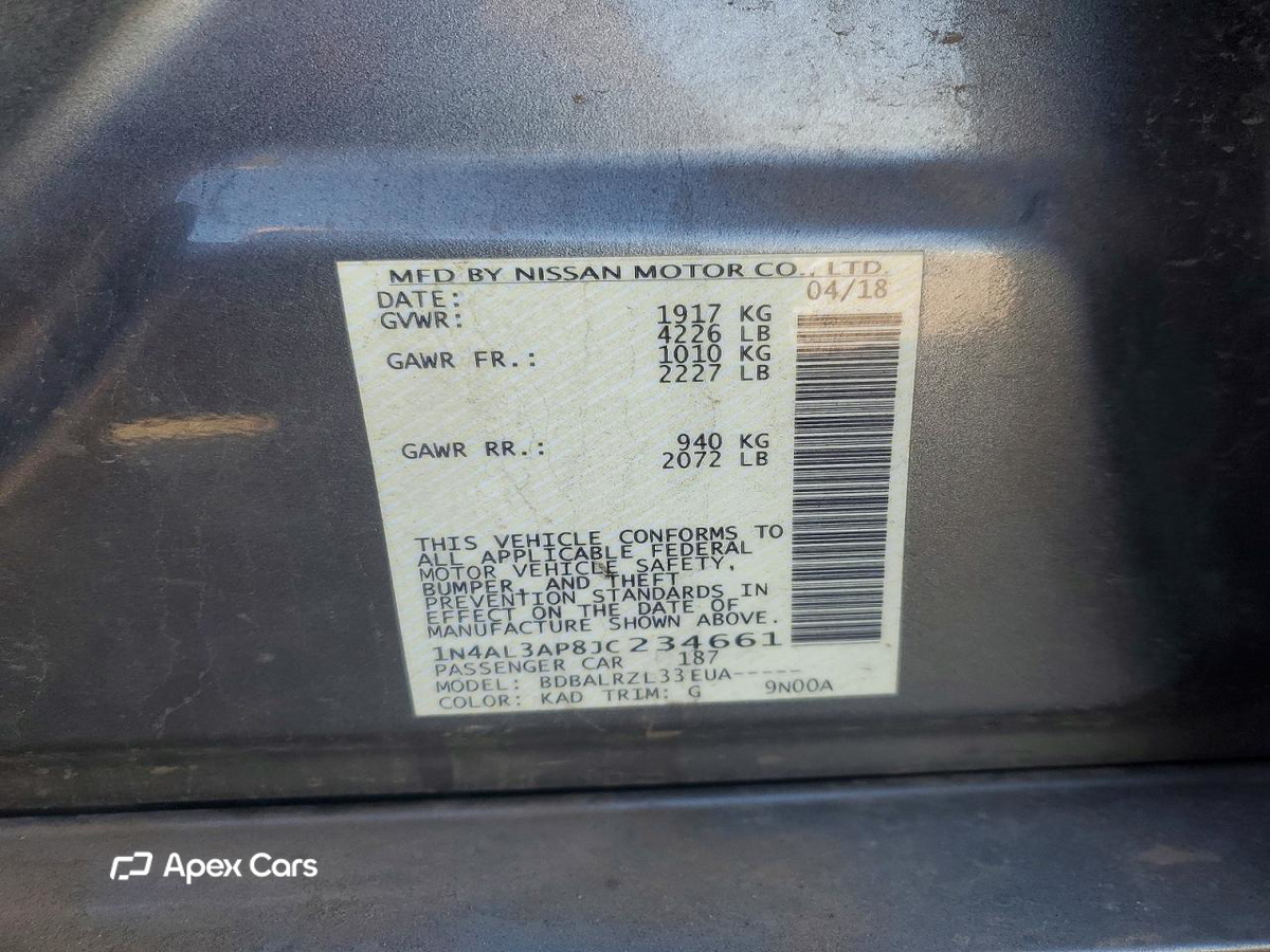 Nissan Altima 2018