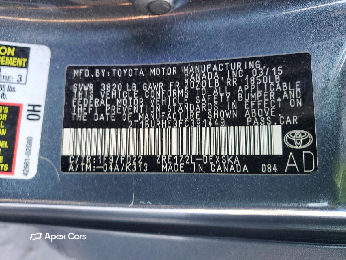 Toyota Corolla 2015