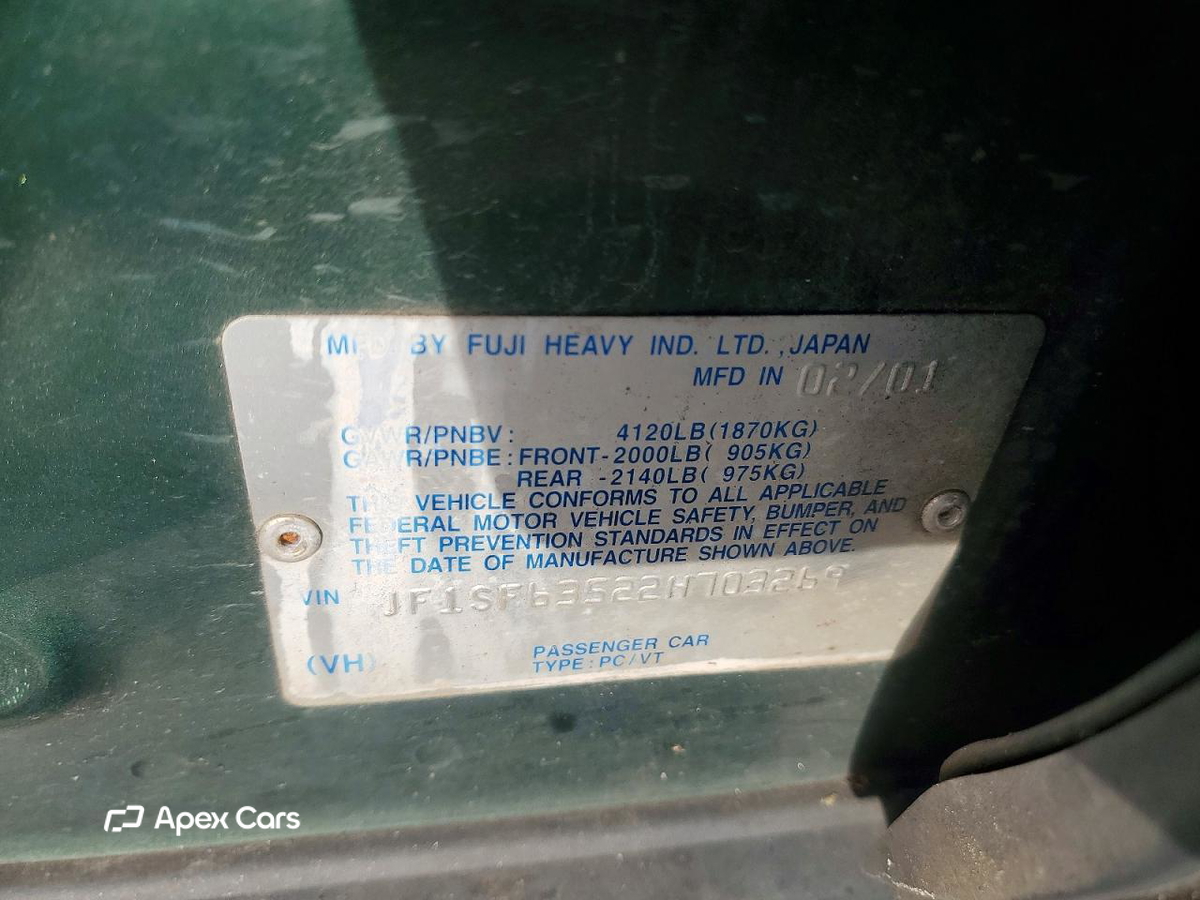 Subaru Forester 2002