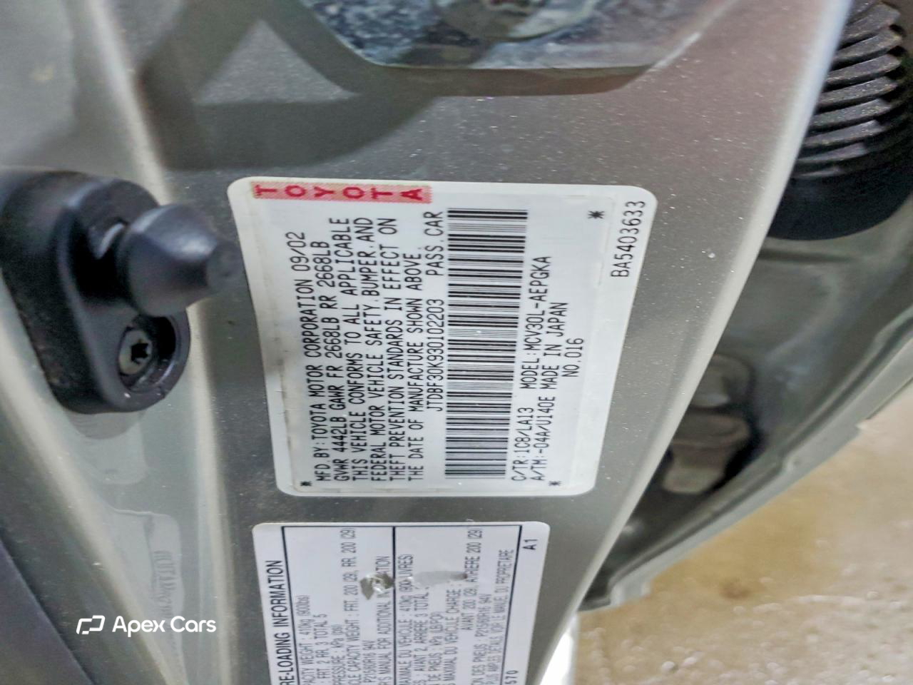 Toyota Camry 2003