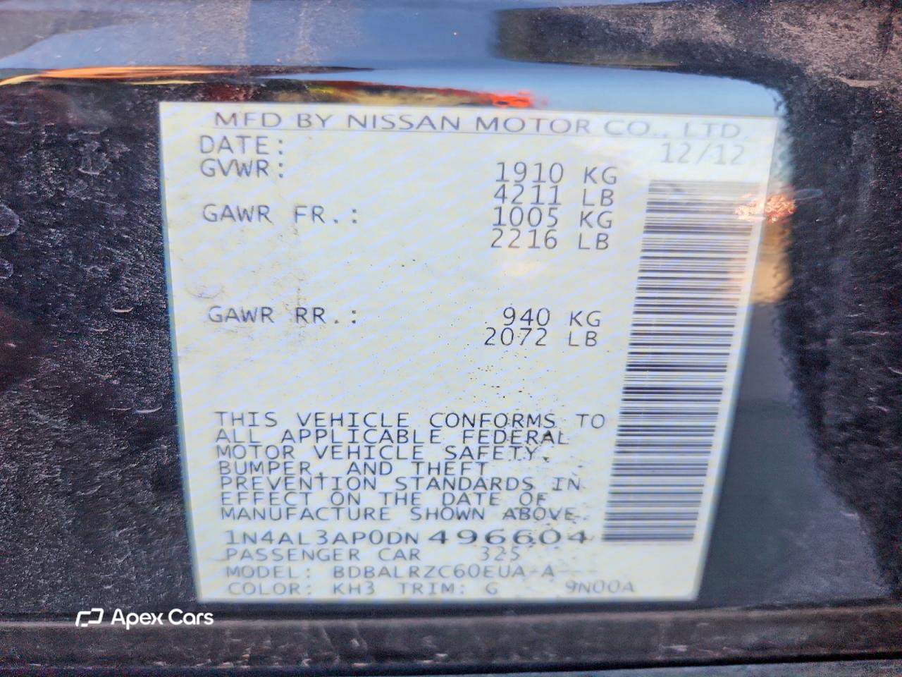 Nissan Altima 2013