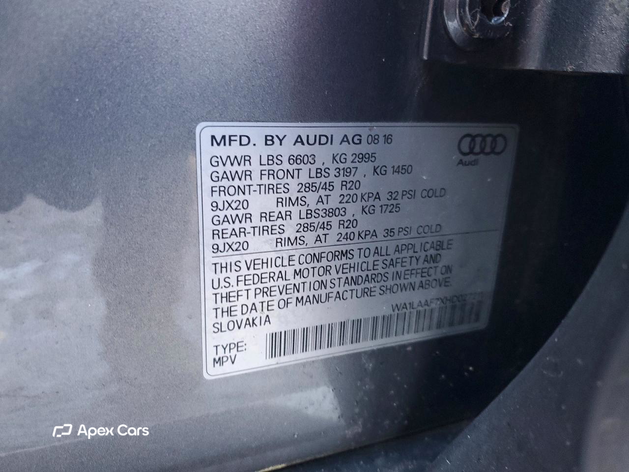 Audi Q7 2017