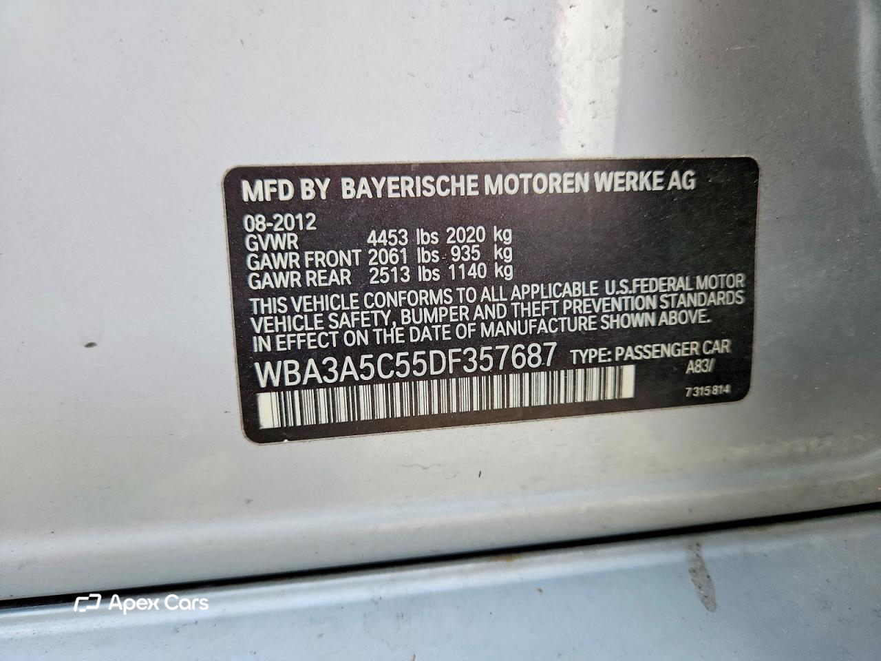 BMW Series 3 2013
