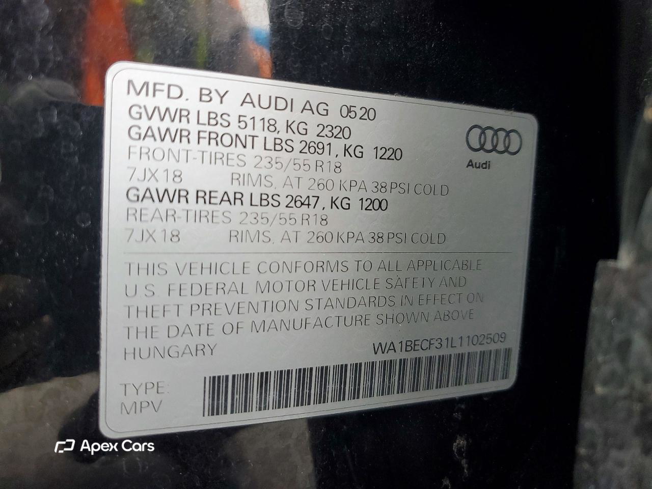 Audi Q3 2020