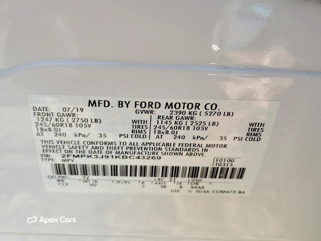 Ford Edge 2019