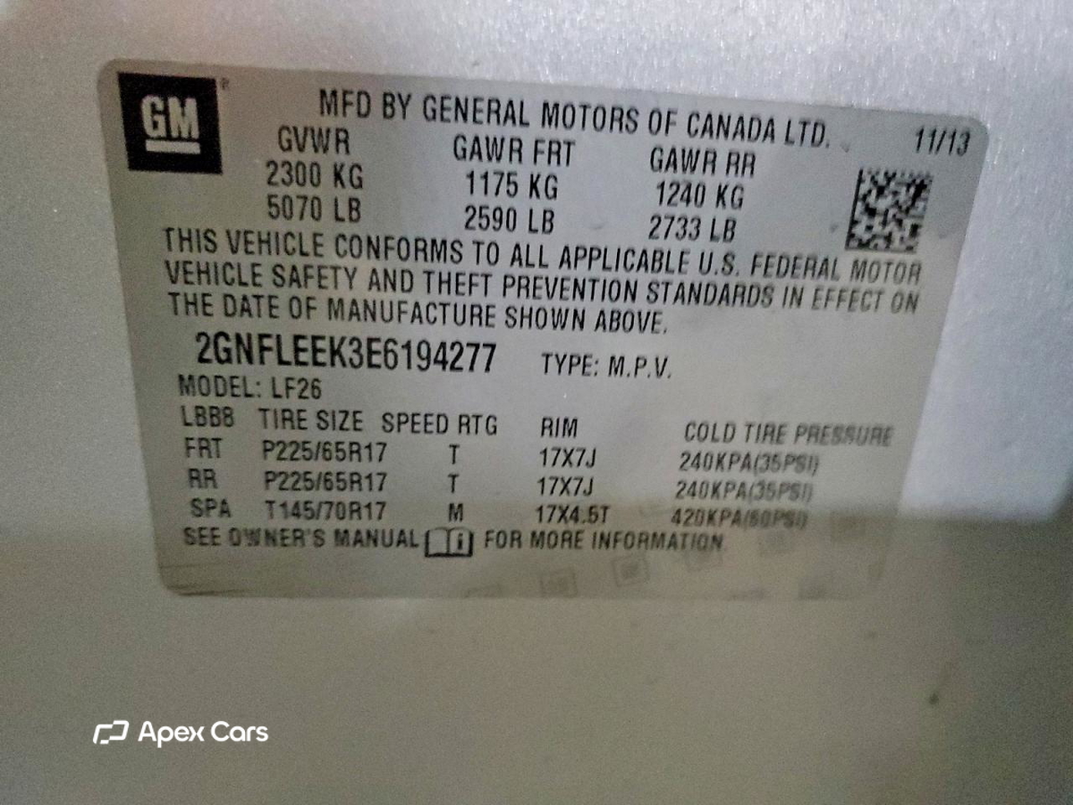 Chevrolet Equinox 2014