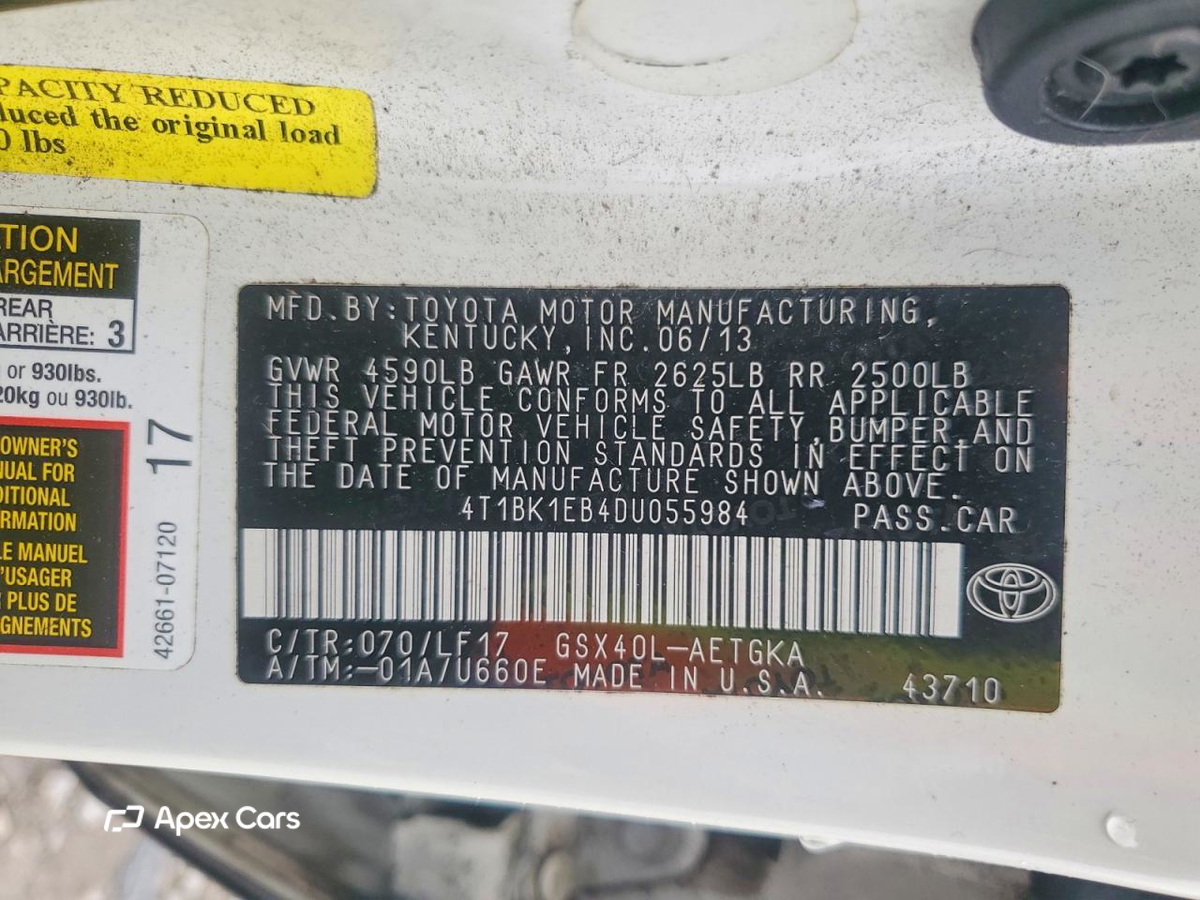 Toyota Avalon 2013