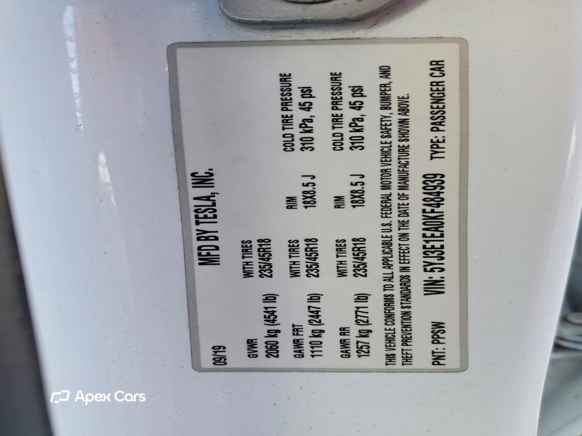 Tesla Model 3 2019