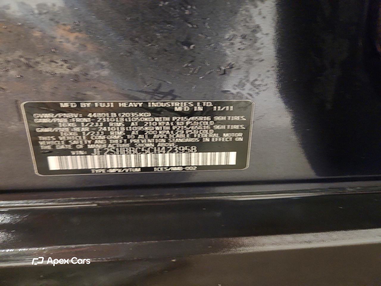 Subaru Forester 2012