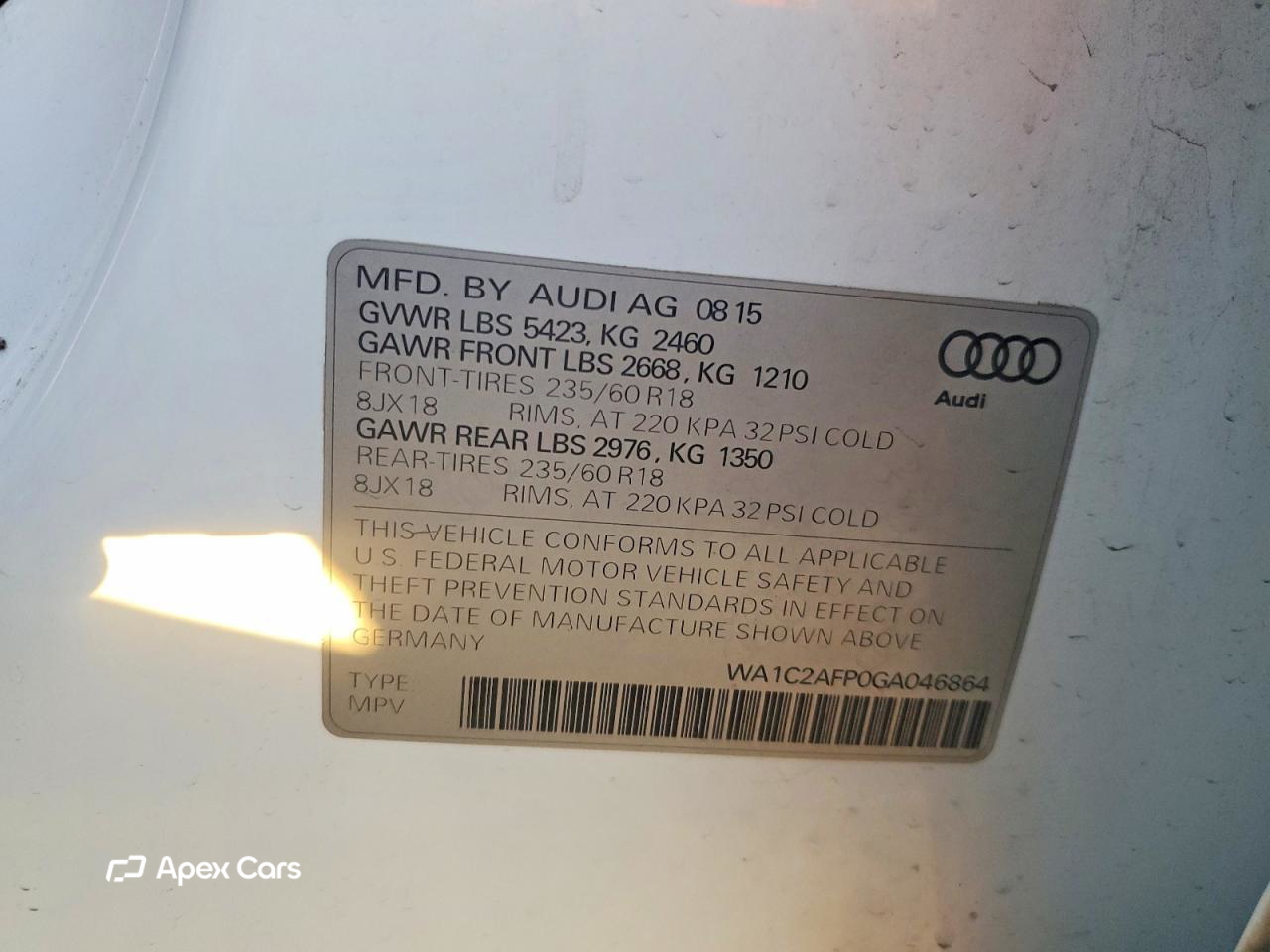 Audi Q5 2016