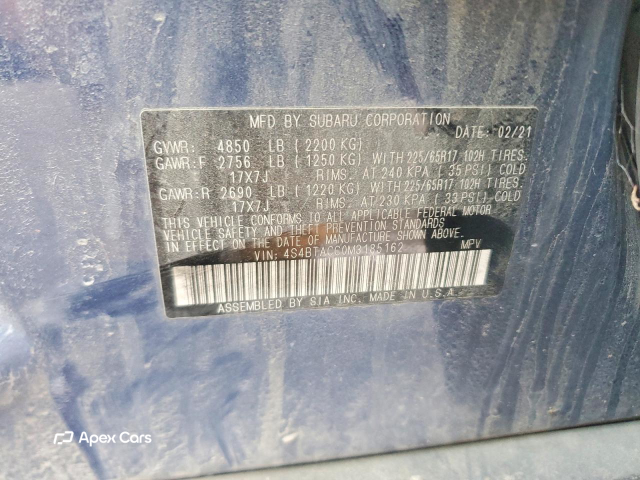 Subaru Outback 2021
