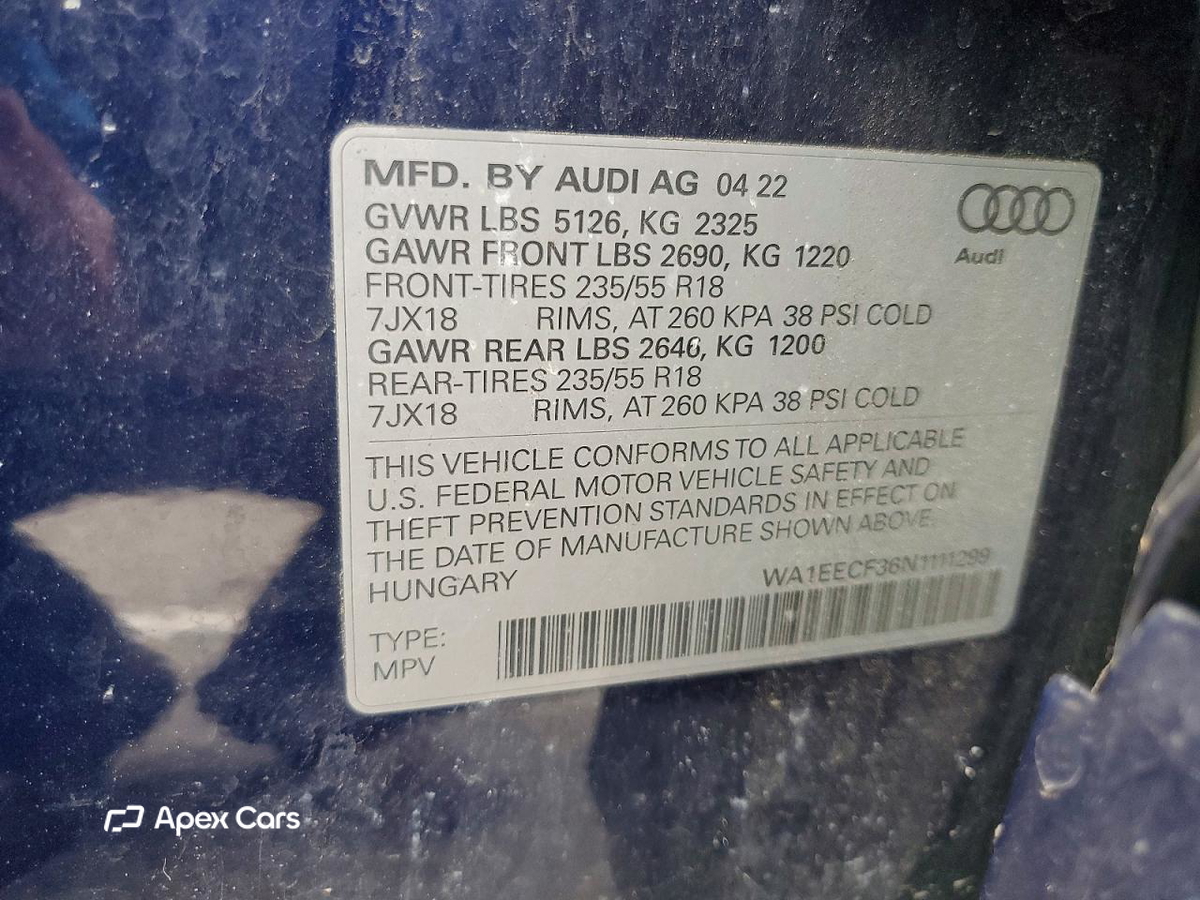 Audi Q3 2022