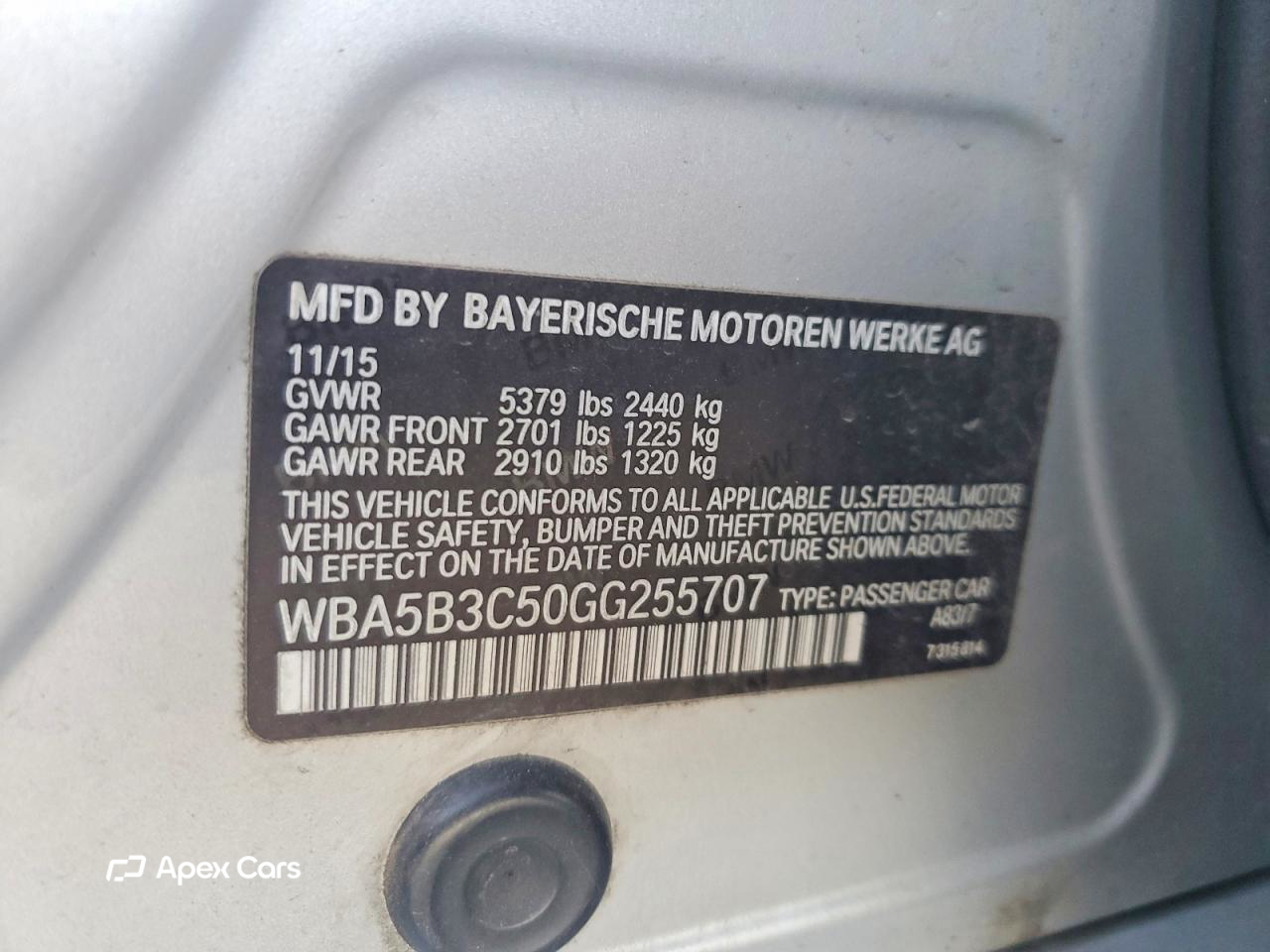 BMW Series 5 2016