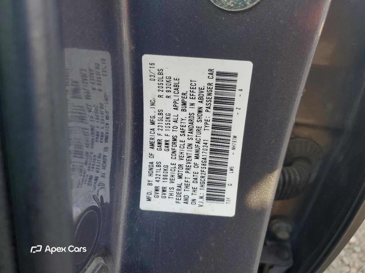 Honda Accord 2016