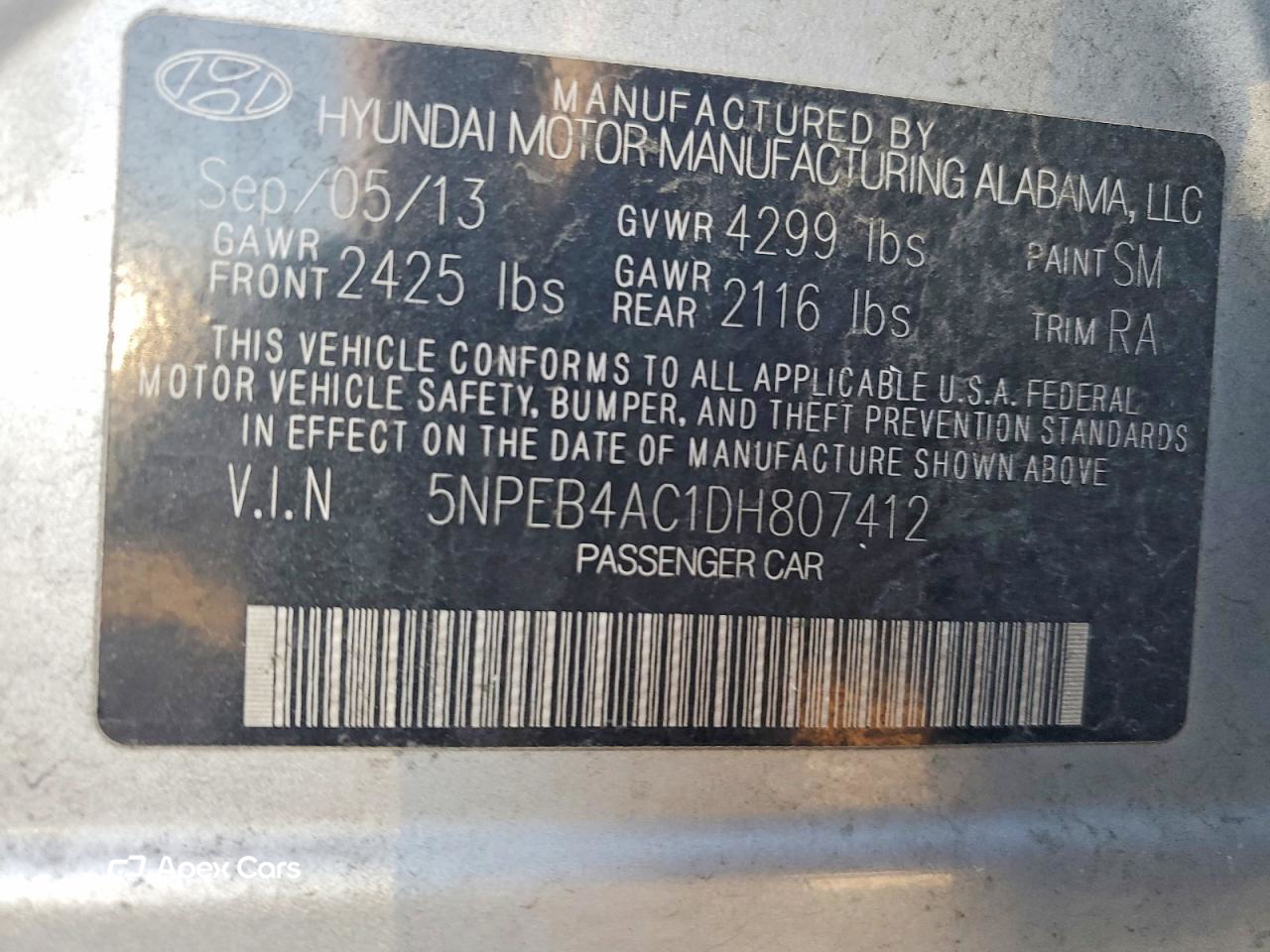 Hyundai Sonata 2013