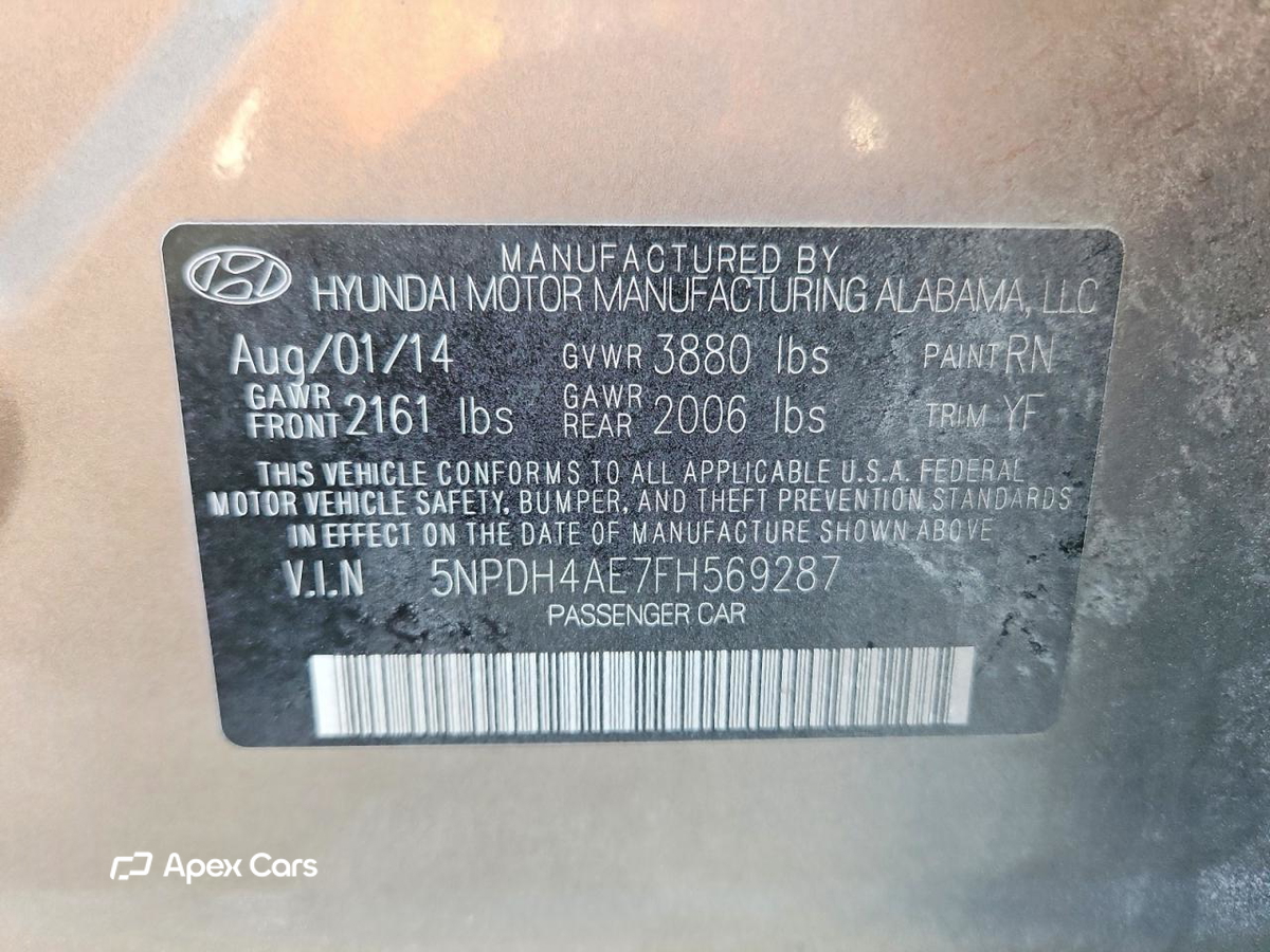 Hyundai Elantra 2015