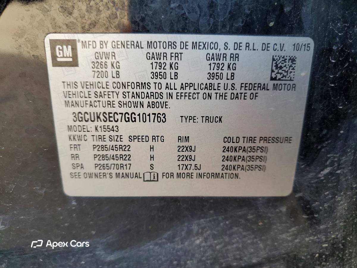 Chevrolet Silverado 2016