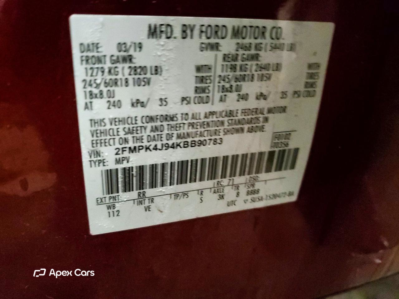 Ford Edge 2019
