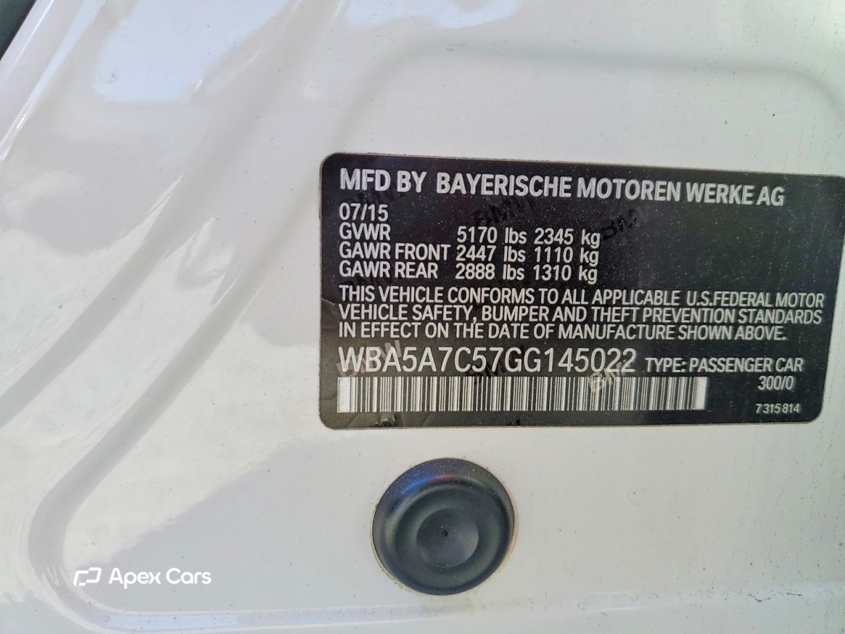 BMW Series 5 2016