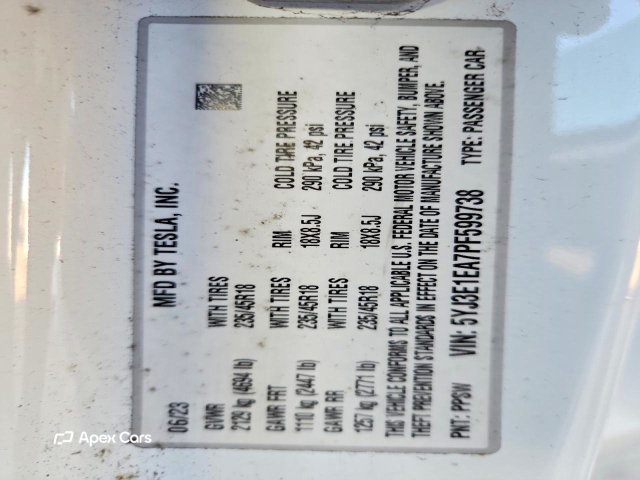 Tesla Model 3 2023