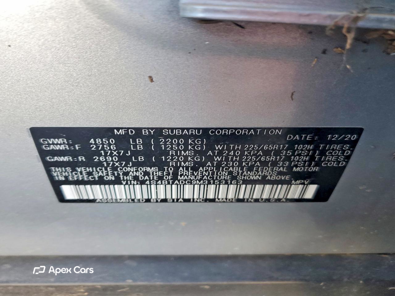 Subaru Outback 2021