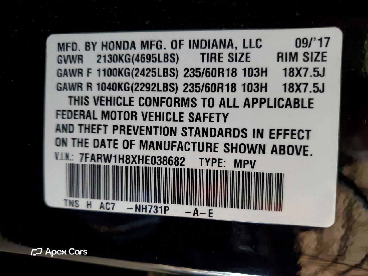 Honda CR-V 2017