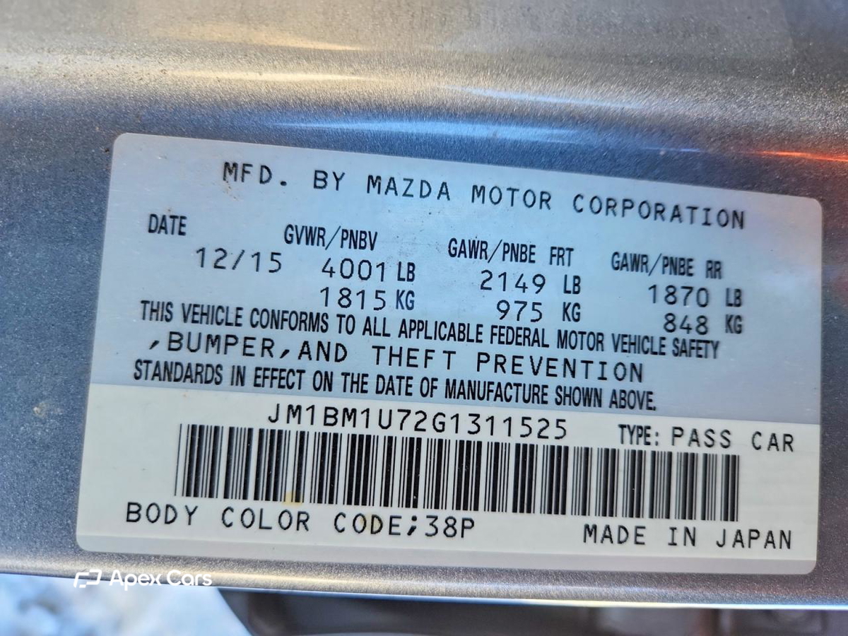 Mazda 3 2016