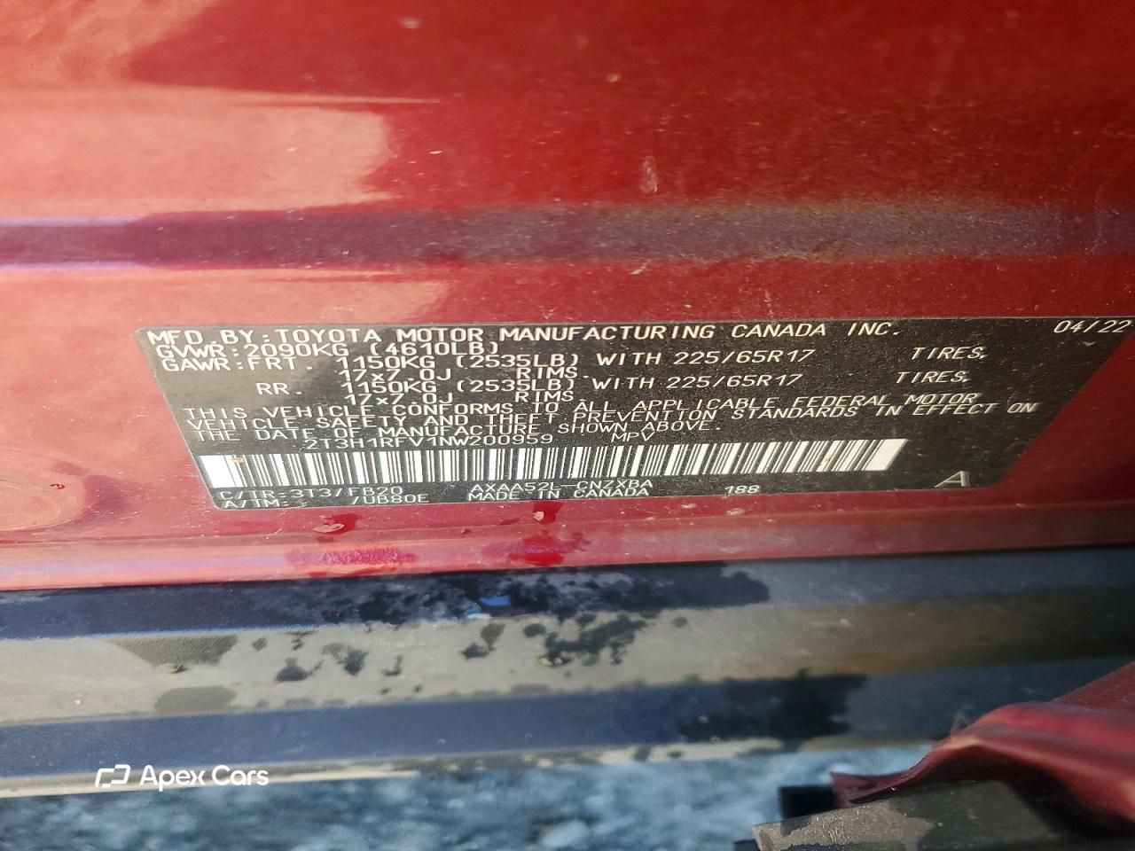 Toyota RAV 4 2022