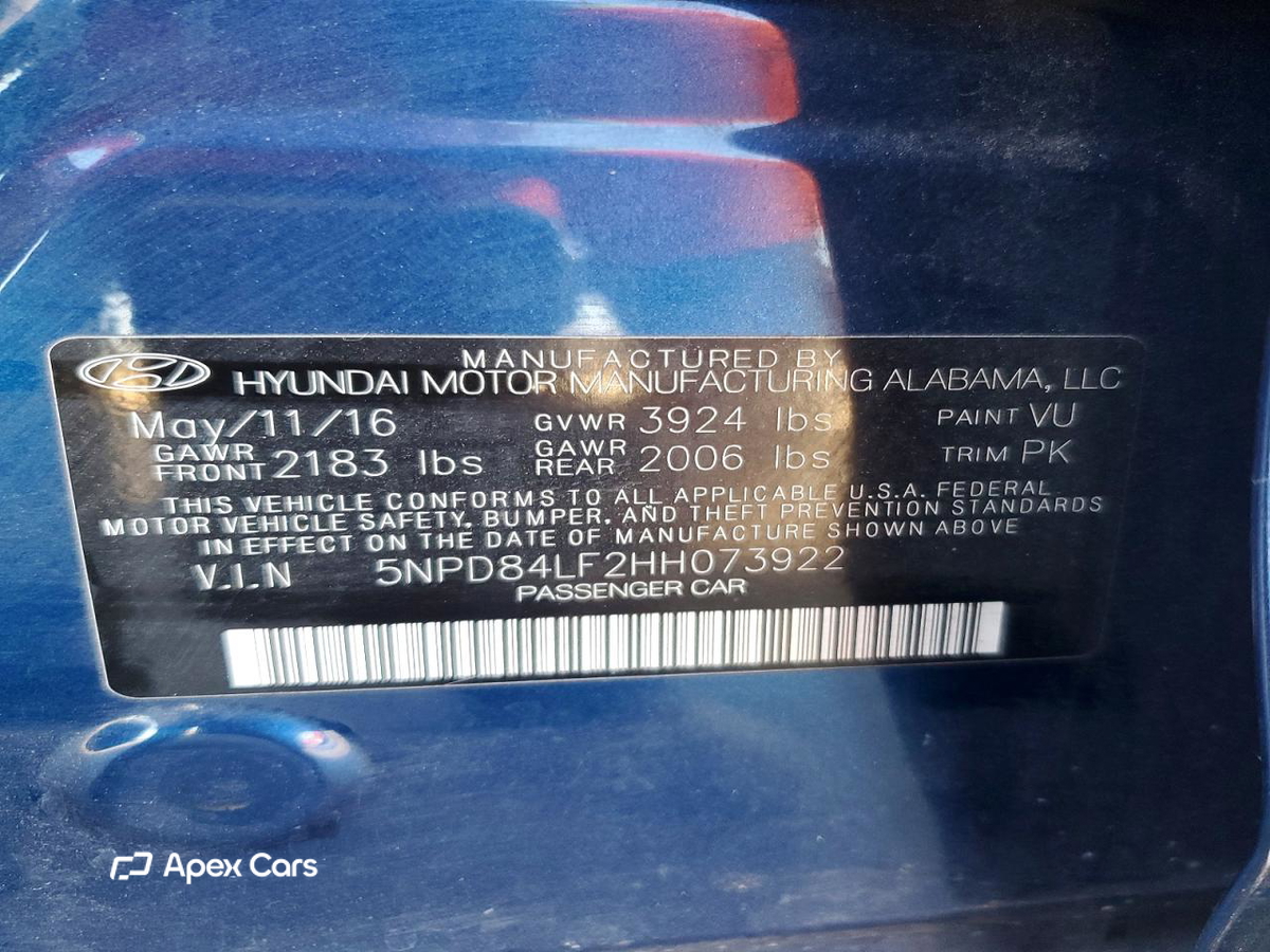 Hyundai Elantra 2017