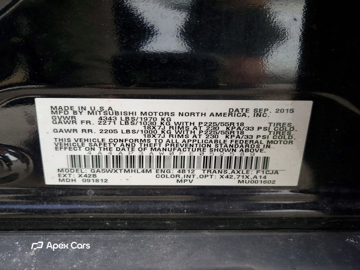 Mitsubishi Outlander 2015