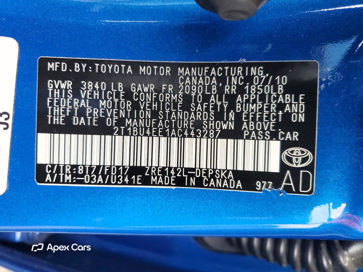 Toyota Corolla 2010