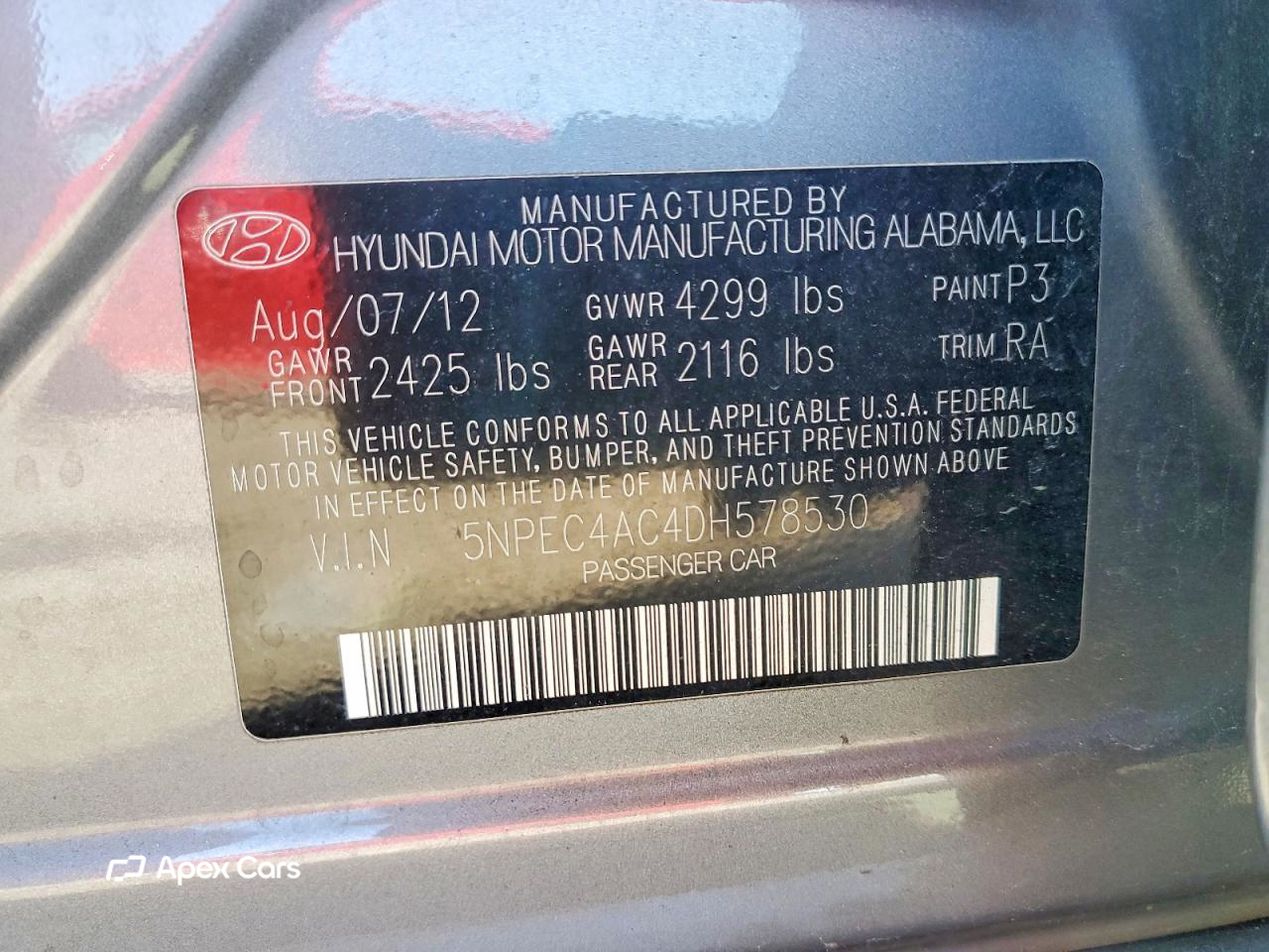Hyundai Sonata 2013