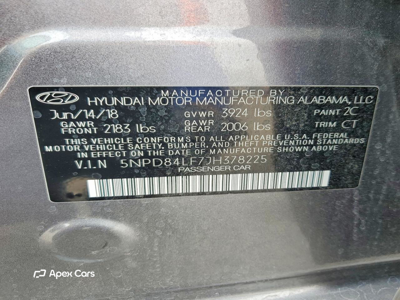 Hyundai Elantra 2018