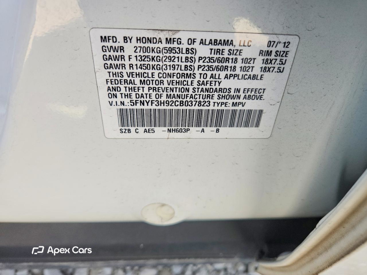 Honda Pilot 2012