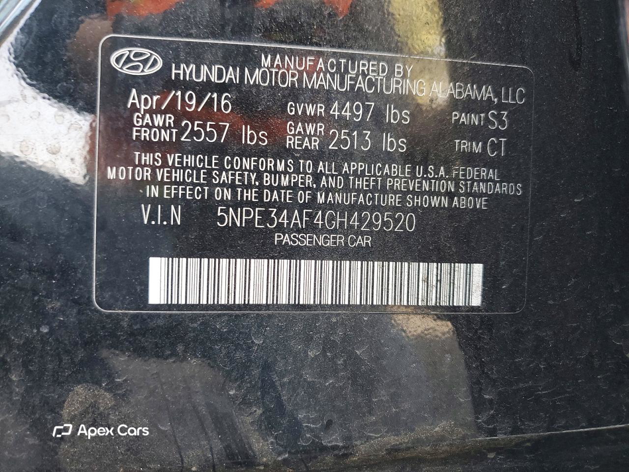 Hyundai Sonata 2016